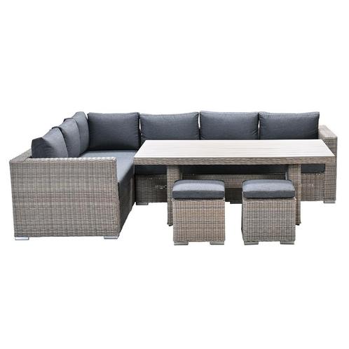 Garden Impressions Tennessee lounge dining set links 5-delig, Tuin en Terras, Tuinsets en Loungesets, Verzenden