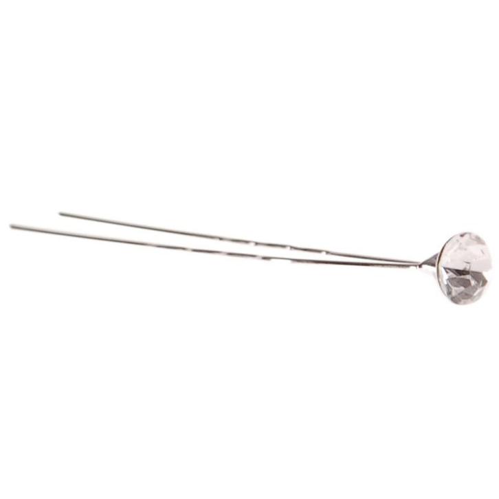 Haarsteker zilver met strass steentje NIEUW, Kleding | Dames, Trouwkleding en Trouwaccessoires, Grijs, Nieuw, Ophalen of Verzenden