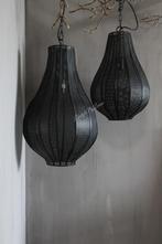 Zwart metalen hanglamp Micha 50 cm, Huis en Inrichting, Ophalen of Verzenden, Nieuw