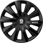 Sparco Wieldoppen setpen Milano - 14-inch - Zwart - Set  4 s, Verzenden, Nieuw