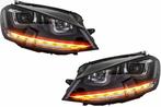 Koplampen Set U LED Dynamisch GTI Rood Geschikt Voor Golf..., Ophalen of Verzenden, Nieuw, Volkswagen