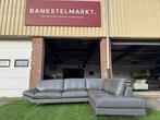 Hoekbank NATUZZI Releve bankstel  design grijs leer, Huis en Inrichting, Design, Hoekbank, Vierpersoons of meer, Leer