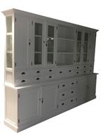 Buffetkast wit Delft XL 300cm met 20 laden, Huis en Inrichting, Ophalen of Verzenden, Nieuw