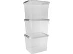 Sunware Comfort Line - Opbergbox 52L - Set van 3 -, Verzenden, Zo goed als nieuw