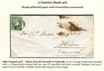 Scott 40, Edifil 43. - 2 Card - Classic Stamps - Queen, Gestempeld