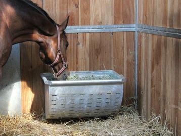 Paarden slowfeeder groot, hooiruif met rantsoenrooster beschikbaar voor biedingen