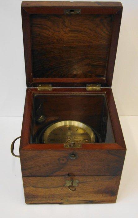 Klok - Antiek - Verguld brons - 1850-1900, ca. 1870, Antiek en Kunst, Antiek | Klokken