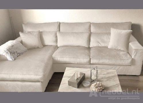 Oudenbosch Longchair - loungebanken - Wit, Huis en Inrichting, Banken | Sofa's en Chaises Longues, Nieuw, Stof