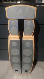 Tangent FP-600 - 5.0 surround set met Scandinavisch design, Zo goed als nieuw, Surroundset zonder subwoofer, 120 watt of meer