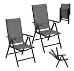 2/4 Opvouwbare Tuinstoelen – Verstelbaar en Ademend, Tuin en Terras, Tuinstoelen, Verzenden, Nieuw