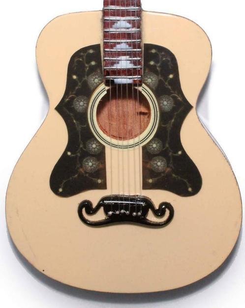 Miniatuur Gibson J200 gitaar met gratis standaard, Verzamelen, Muziek, Artiesten en Beroemdheden, Overige typen, Nieuw, Ophalen of Verzenden