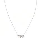 Halsketting - 14 karaat Witgoud - 0.09ct. tw. Diamant, Nieuw