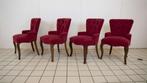 4 Luxe Barok stoelen met Roze/Rode bekleding, Huis en Inrichting, Stoelen, Ophalen of Verzenden, Nieuw