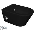 Wiesbaden Stereo Wandcloset Rimless met Bidetkraan - Warm en, Ophalen of Verzenden, Nieuw