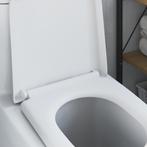 vidaXL Toiletbril soft-close met quick-release Duroplast wit, Verzenden, Nieuw