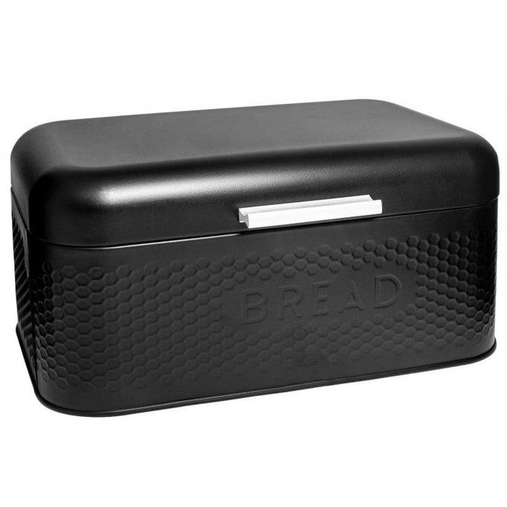 Meyerhoff Broodtrommel Zwart – 30,5 cm – Met Klepdeksel en, Huis en Inrichting, Keuken | Keukenbenodigdheden, Ophalen of Verzenden