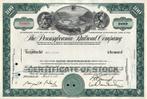 Certificaat van aandeel The Pennsylvania Railroad Company, Verzenden