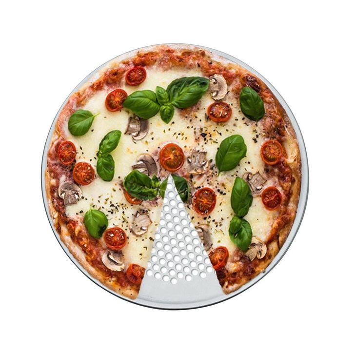 GGM Gastro | Pizzarooster - Aluminium - geperforeerd - Ø |, Witgoed en Apparatuur, Grillplaten, Verzenden