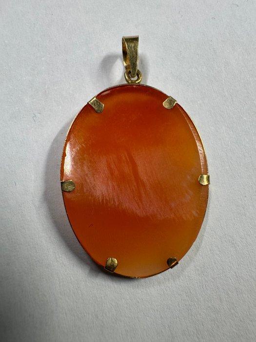 Zonder Minimumprijs - Hanger - 14 karaat Geel goud - Camee, Sieraden, Tassen en Uiterlijk, Antieke sieraden