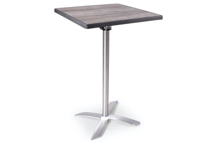 Statafel Helsinki | 70x70cm | opklapbaar, Tuin en Terras, Tuintafels, Nieuw, Kunststof, Vierkant, Ophalen of Verzenden