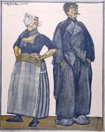 Spotprent over kiesrecht in Nederland (lijst optie, Lithos), Antiek en Kunst, Kunst | Litho's en Zeefdrukken, Verzenden