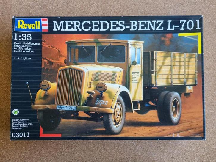 Revell 03011 Mercedes-Benz L-701 1:35, Hobby en Vrije tijd, Modelbouw | Auto's en Voertuigen, Revell, Verzenden