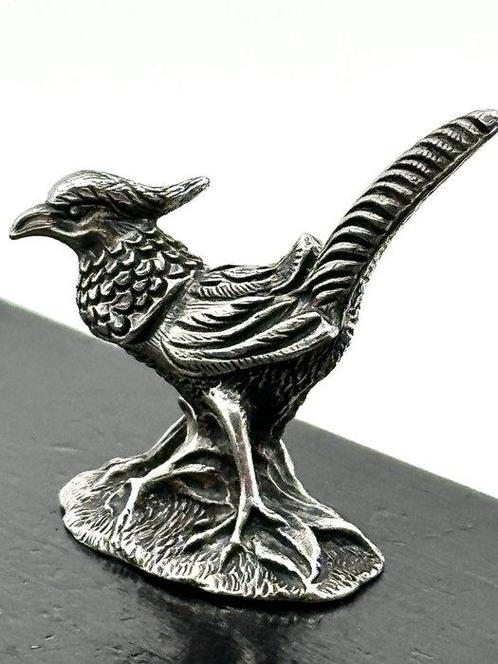 No reserve-Stevige massieve Hollands zilveren miniatuur, Antiek en Kunst, Antiek | Goud en Zilver
