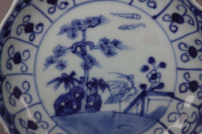 Qianlong (1735-1796) - Kop en schotel - Egret Under a Pine, Antiek en Kunst, Antiek | Overige Antiek