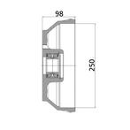 Remtrommel origineel KNOTT 250x40mm - 112*5 - incl., Ophalen of Verzenden, Nieuw