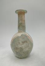 Oud-Romeins Glazen fles 12,50 cm.