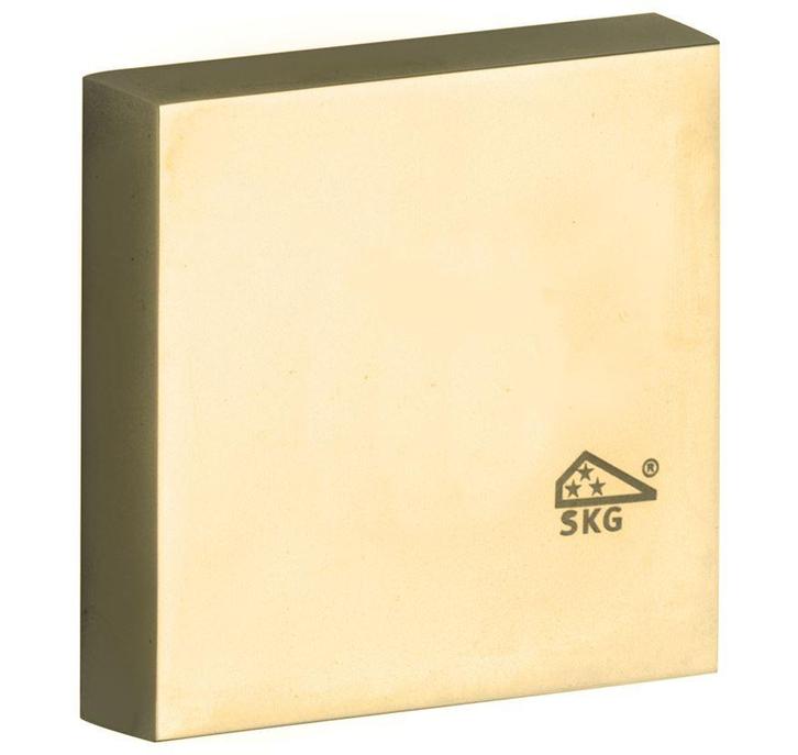 SKG3 blindrozet buiten Bauhaus messing ongelakt, Doe-het-zelf en Verbouw, Deuren en Horren, Verzenden