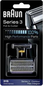 Braun Series 3 31S Foil Zilver - Vervangend Scheerblad, Verzenden, Nieuw