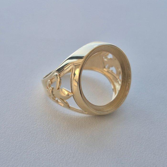 Ring - 18 karaat Geel goud - Fleur de Lyse Porte Piece, Sieraden, Tassen en Uiterlijk, Ringen