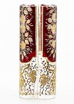 Moser & Söhne Art Nouveau Enamelled-Engraved Glass Vase 1910, Antiek en Kunst, Antiek | Glas en Kristal