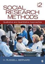 Social Research Methods | 9781412978545, Boeken, Verzenden, Nieuw