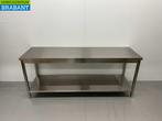 RVS Werktafel Tafel Basic-line 200 x 60 x 85 cm Horeca, Ophalen of Verzenden, Nieuw in verpakking