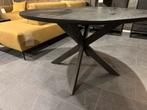 ***SALE*** Mango Eettafel zwart rond Ø130, Huis en Inrichting, Tafels | Eettafels, Verzenden, Nieuw