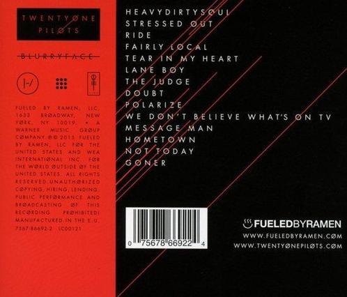 Twenty One Pilots - Blurryface (Jewelcase) - CD, Cd's en Dvd's, Cd's | Overige Cd's, Verzenden