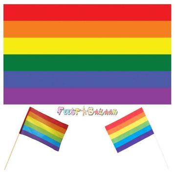 Regenboog Vlag Vlaggetjes Rainbow Vlaggen Regenboogvlag beschikbaar voor biedingen