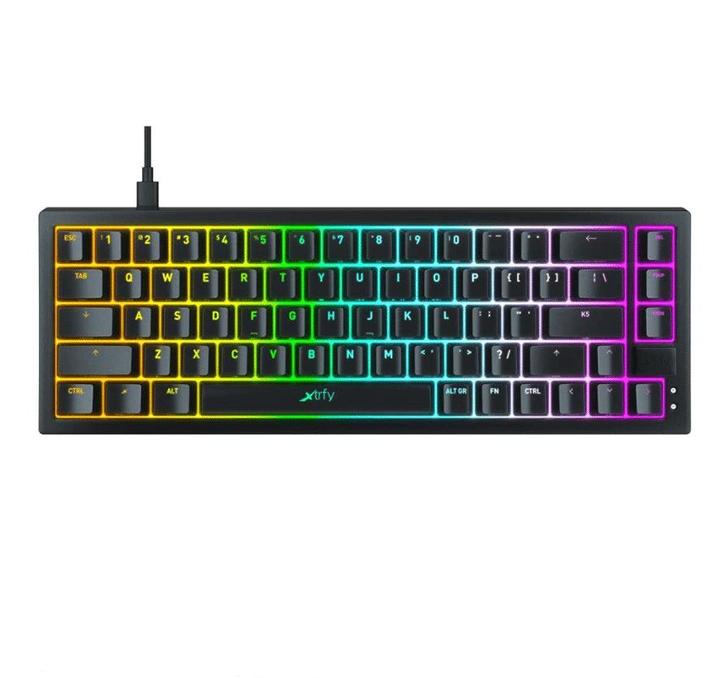 Xtrfy K5 RGB compact gaming toetsenbord, qwerty, Computers en Software, Toetsenborden, Nieuw, Ophalen of Verzenden