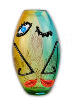 MURANO STIJL ABSTRACTE GLAZEN VAAS (Beeldjes - Decoratie), Verzenden