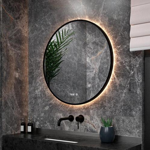 Badkamerspiegel - 80cm - Zwart Frame - PRE-ORDER, Doe-het-zelf en Verbouw, Sanitair