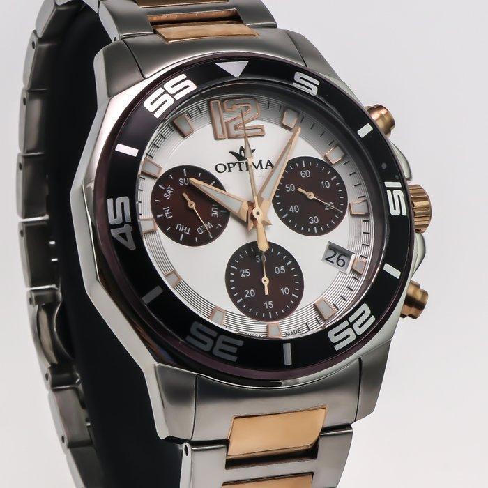 Optima - Swiss Chronograph - OSC451-SR-1 - Zonder, Sieraden, Tassen en Uiterlijk, Horloges | Heren