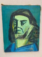 Mario Sangiovanni (1939) - Figura mistica, Antiek en Kunst, Kunst | Schilderijen | Modern