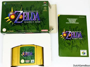 Nintendo 64 / N64 - The Legend Of Zelda - Majoras Mask - NE beschikbaar voor biedingen