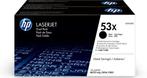 HP 53X - Tonercartridge / Zwart (DUO VERPAKKING), Verzenden, Nieuw