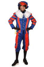 Pietenpak Cadiz Kobaltblauw-Rood met cape - XL, Diversen, Sinterklaas, Verzenden, Nieuw