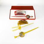 Haar ornament - Japan - 2 sets kammen & kanzashi
