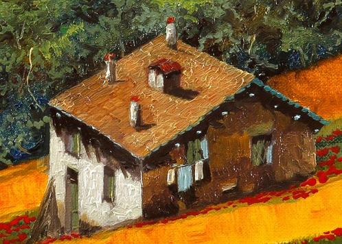 Guido Borelli - carolina, Antiek en Kunst, Kunst | Schilderijen | Modern