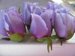 Roosjes 5-6cm. zijde best quality purple 2 tone10 st roos, Ophalen of Verzenden, Nieuw